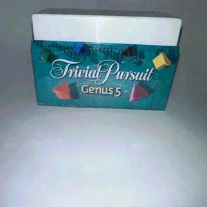 Trivial Pursuit Genus 5 / Factory Sealed Games / Vintage / Teal
